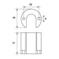AG Zinc Trim Collar Anode Mercruiser Bravo