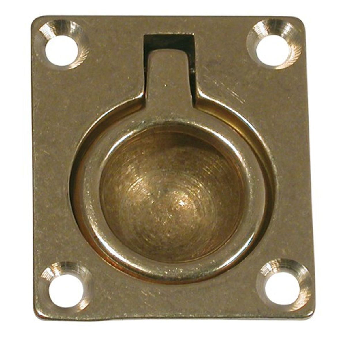 AG Lifting Ring Flush Brass 45 x 38mm