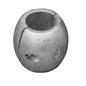 Tecnoseal X-8 Shaft Anode 1 3/4in Magnesium  00511MUSAMG