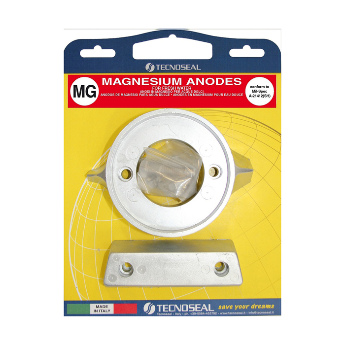 Tecnoseal Anode Kit Volvo 290DP Magnesium  KITVOLVODP290MG