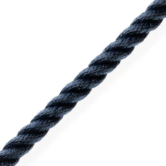 Marlow 3 Strand Polyester 6mm Navy PER METRE