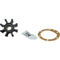 Jabsco 920-0001-P Neoprene Spline Drive Pump Impeller (8 Blade, 65mm OD x 51mm)