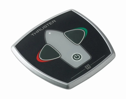 Aluminium bow thruster touch panel with time delay, 97 x 95 mm, built in Ã˜ 52 mm, 12 / 24 V  BPAS