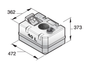 Synthetic waste water tank 40 L incl. connections and insp. lid (excl. inlet fitting)  BTANK40C