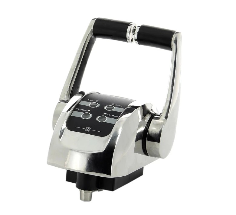 Control lever, stainless steel (AISI 316), for 2 engines  EC4H2