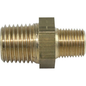 NIPPLE UNEQUAL 1/8in-1/4inBSPTM BRASS  407620