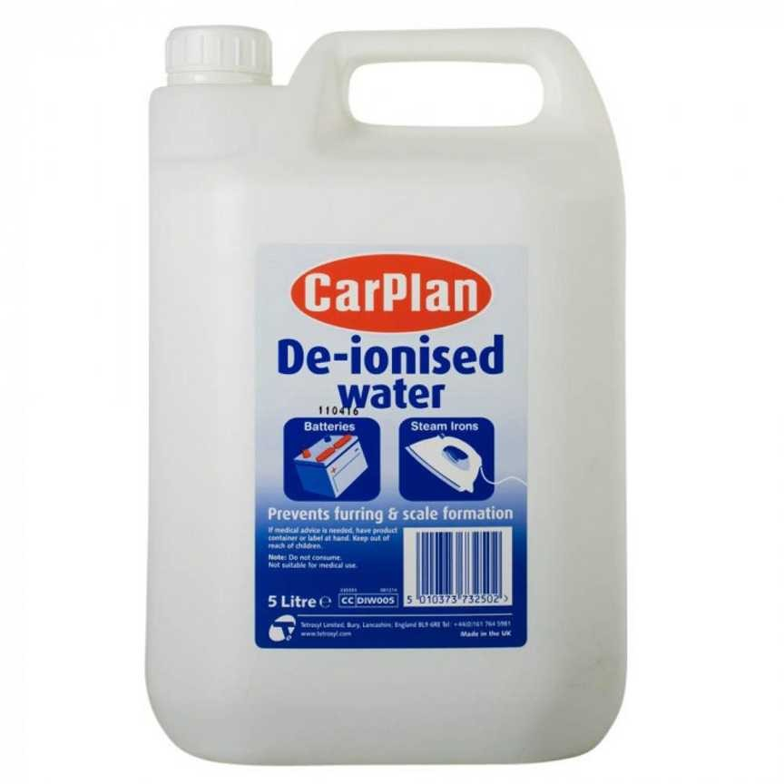 Car-Plan De-Ionised Water 5L  DIW005