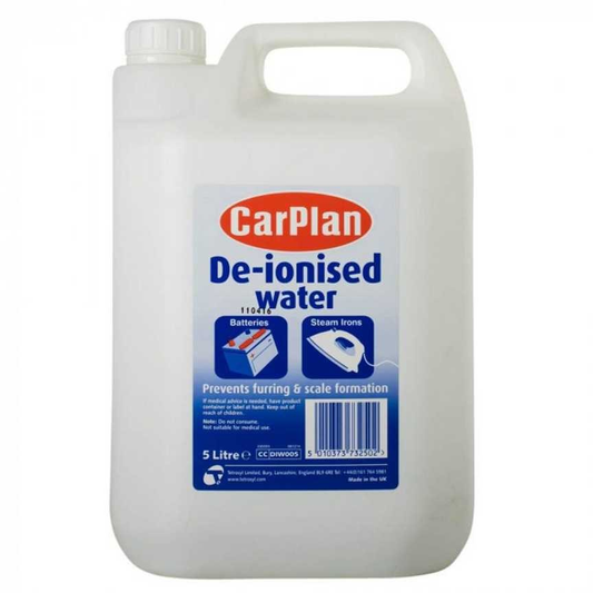 Car-Plan De-Ionised Water 5L  DIW005