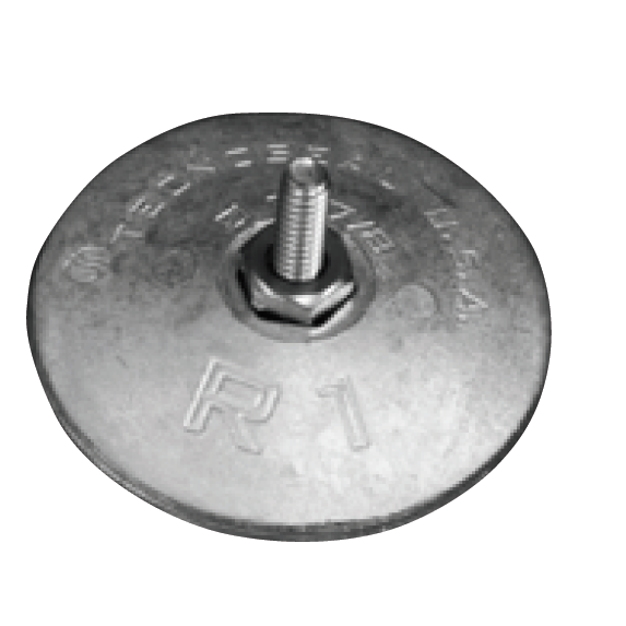 Tecnoseal Disc Anodes (Pair) 0.03Kg 47mm Magnesium  R1MG