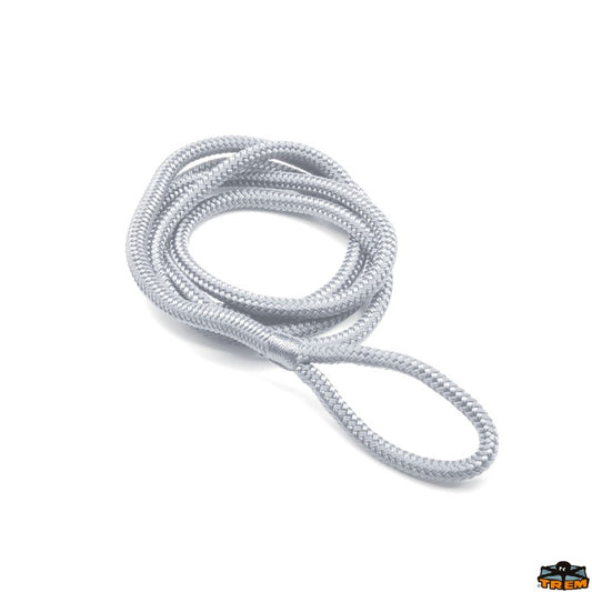 Trem - High tenacity polyester spliced eye fender line diameter 8mm length 1,5 mt White