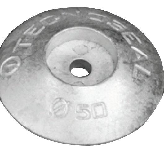Tecnoseal 00100MG 50mm Disc Anode Magnesium