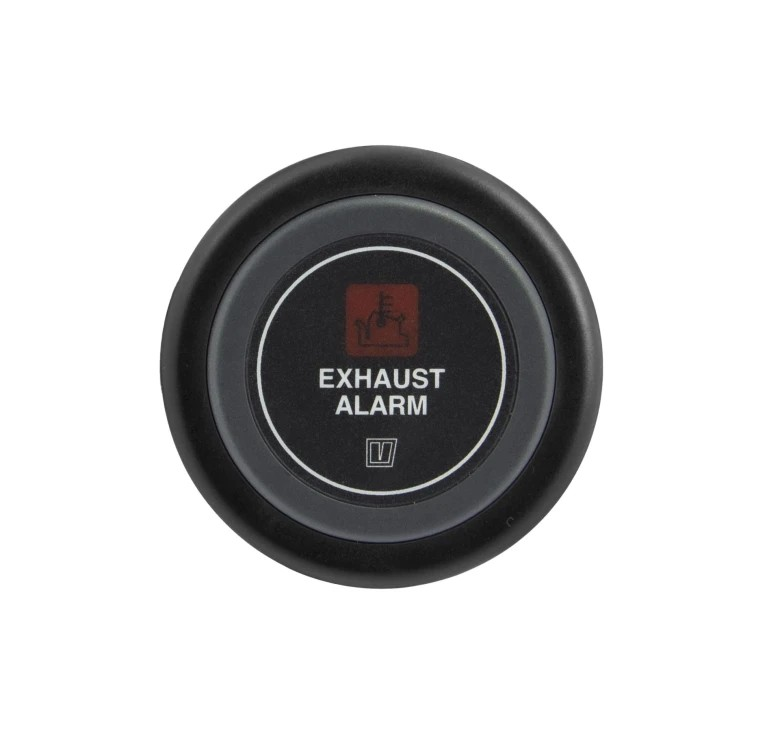 Dashboard instrument for exhaust temperature alarm 12 V, black (excl. sensor)  XHI12B